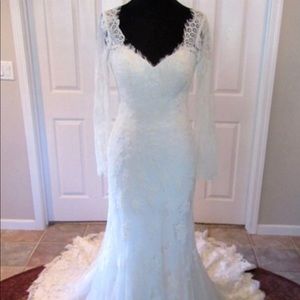 White Wedding Dress with Sleeves